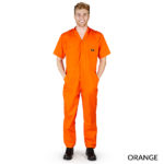 Short Sleeve Coverall (STYLE# 399) Orange