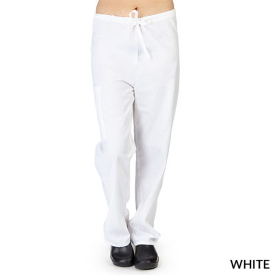 Drawstring Cargo Pants White