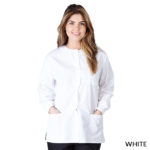 Unisex Warm-Up Jacket White