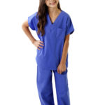 Children's Scrub Set (Style# 516) Blue