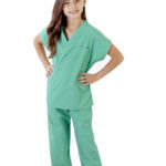 Children's Scrub Set (Style# 516) Mint Green