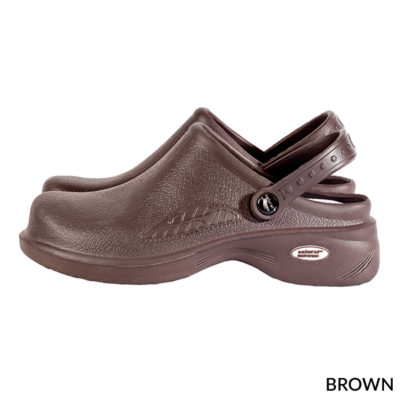 Ultralite Women's Clogs with Strap Brown