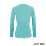 Long Sleeve T-Shirt Aqua Blue