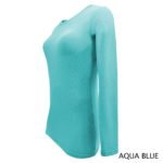 Long Sleeve T-Shirt Aqua Blue