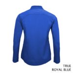 Women's Ultrasoft Front Zip Warm-up Scrub Jacket True Royal Blue