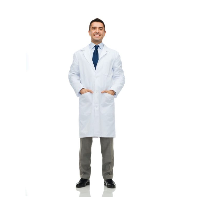 Unisex White Lab Coat