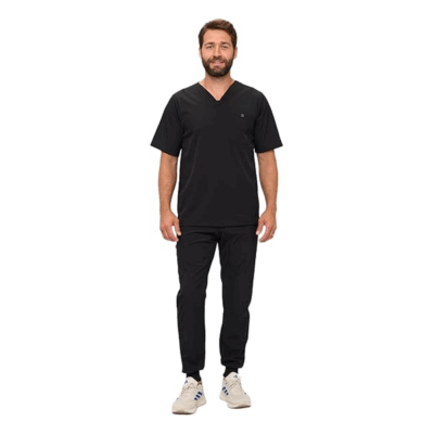 Mens Luxe Stretch Jogger Scrub Set (STYLE# 3500SET)
